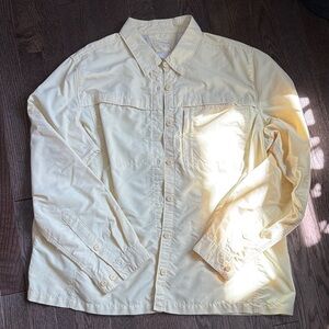 L.L. Bean Cream Lightweight Shirt Jacket